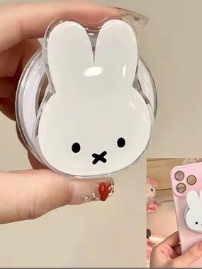 miffy White Bunny Phone Grip Pop Socket